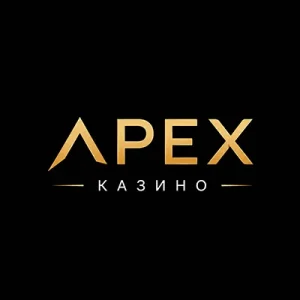 Официальный логотип онлайн-казино Apex на странице с отзывами игроков