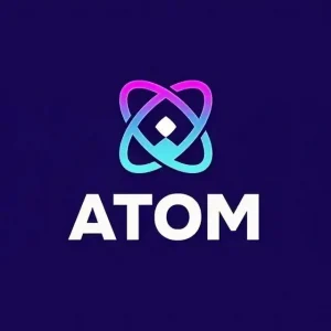Логотип казино Atom