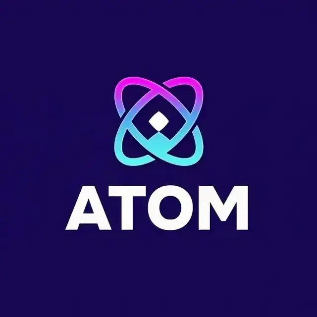 Логотип казино Atom