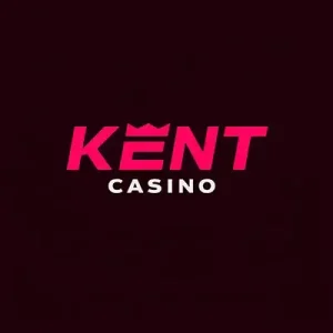 Официальный логотип онлайн казино Kent Casino (Кент) на темном фоне.