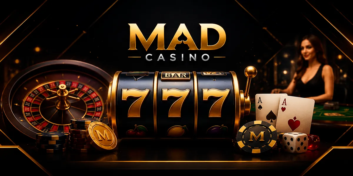Игровые автоматы и рулетка в Mad Casino