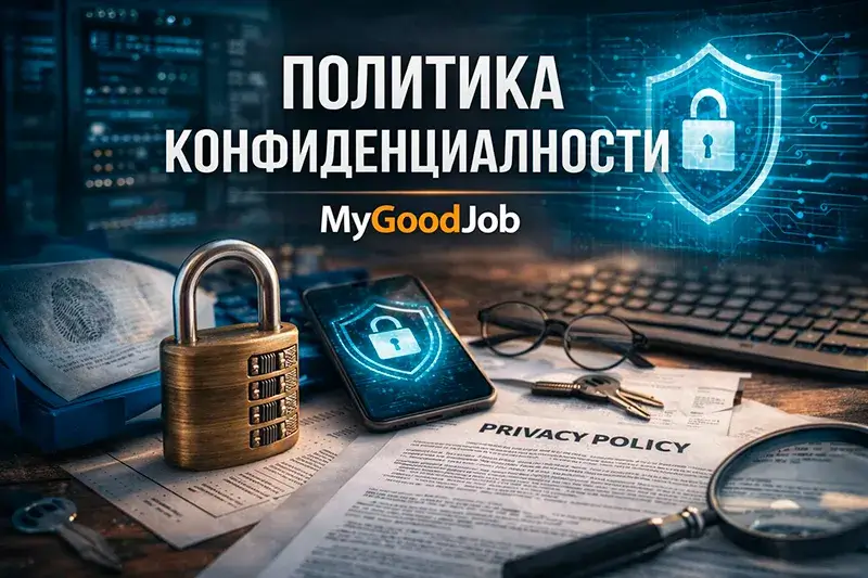 Политика конфиденциальности сайта MyGoodJob — информация об обработке персональных данных, файлах cookie и правах пользователей