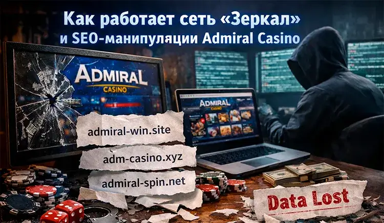 Как Адмирал казино создает свою есть для манипуляцией СЕО